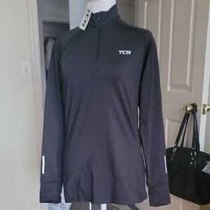 TCA Black Long Sleeve Pullover